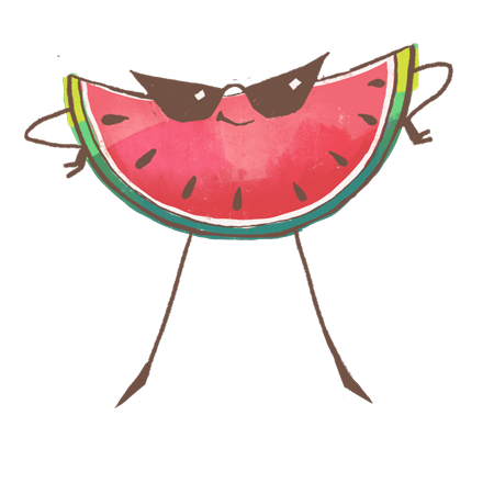 Cool cat watermelon