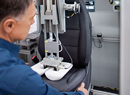 Seat calibration and function test