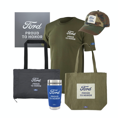 Ford Motor Company''s Proud to Honor apparel 