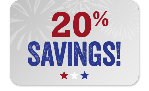 20% savings