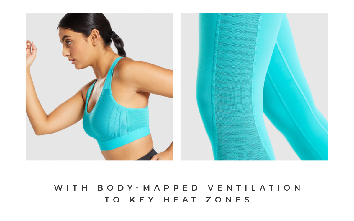 With body-mapped ventilation to key heat zones.
