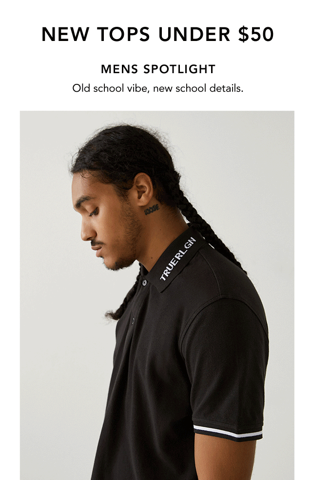 New Tops Under $50 - Shop Mens Logo Polo Shirt