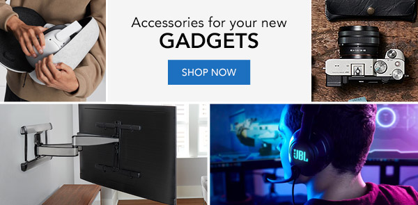 Accessories for your new gadgets
