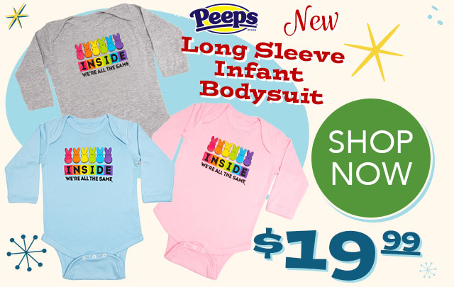 PEEPS 'Inside We're All the Same' Infant Long-Sleeved Bodysuit - $19.99 - SHOP NOW