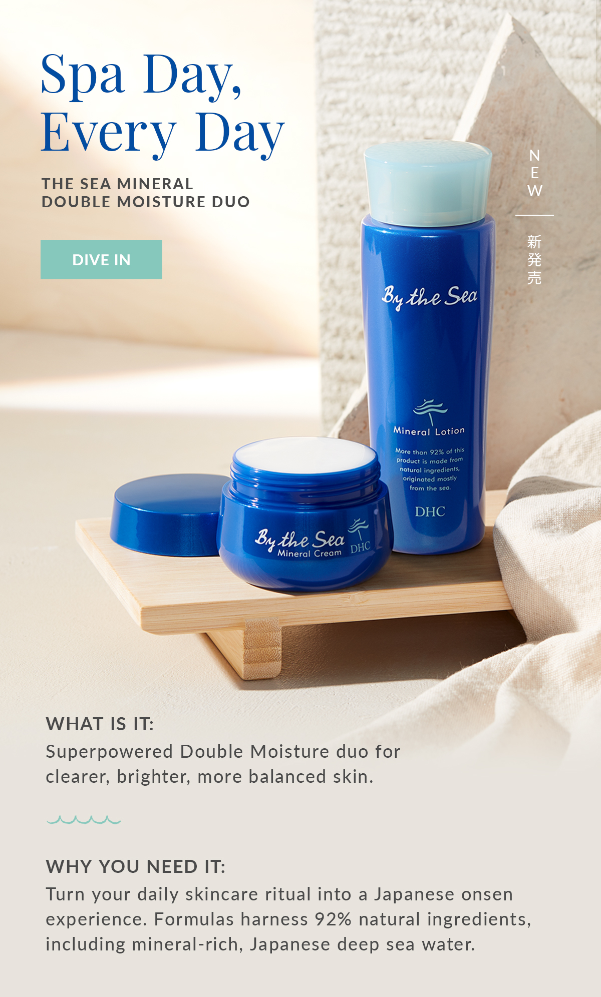 The Sea Mineral Double Moisture Duo - Dive In 