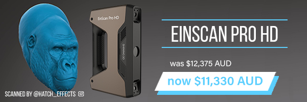 EinScan Pro HD 3D scanner