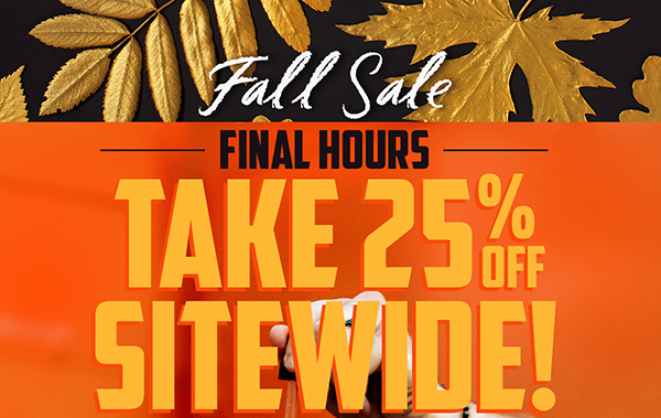 Fall Sale FINAL HOURS Take 25% off SITEWIDE + receive a FREE 2000mg Peppermint CBD Oil (a $170 value) with your purchase - no minimum required. Code: FALLISHERE Order now because this deal ends TONIGHT, 9/28/2020, at 11:59 P.M. EDT!