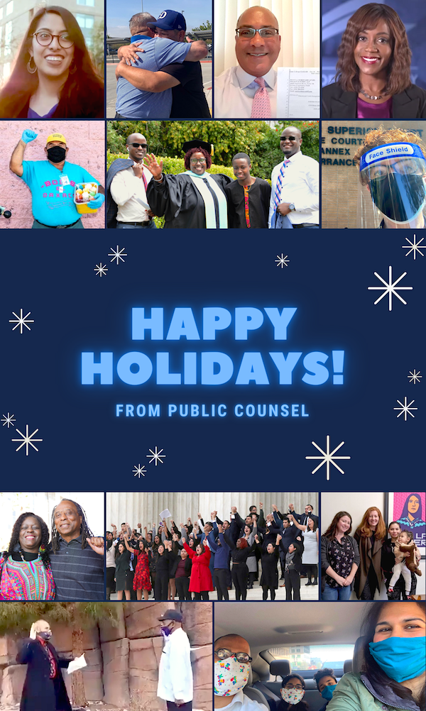 Holiday Card from Public Counsel