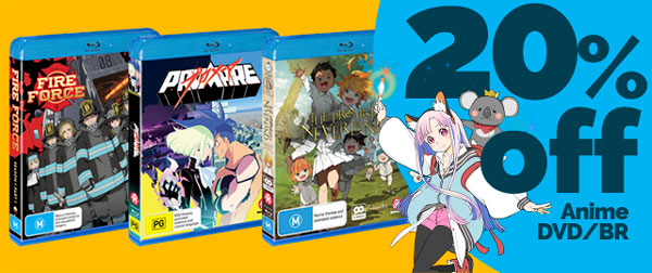 20% off Anime DVD & Blu-ray