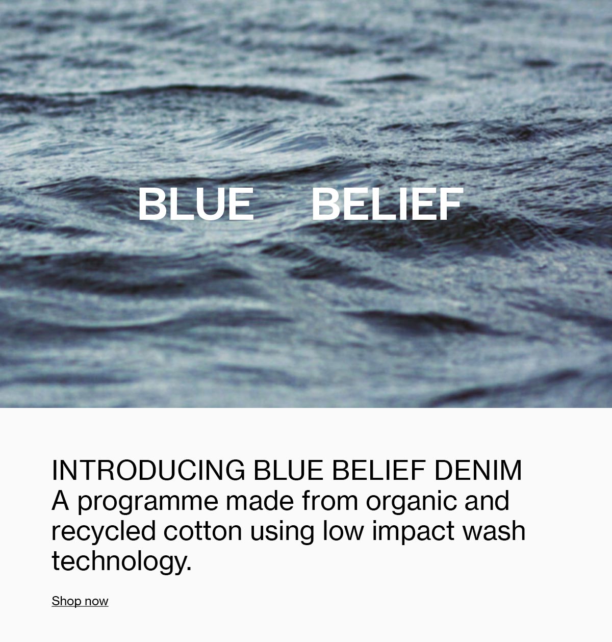 Blue Belief Denim 