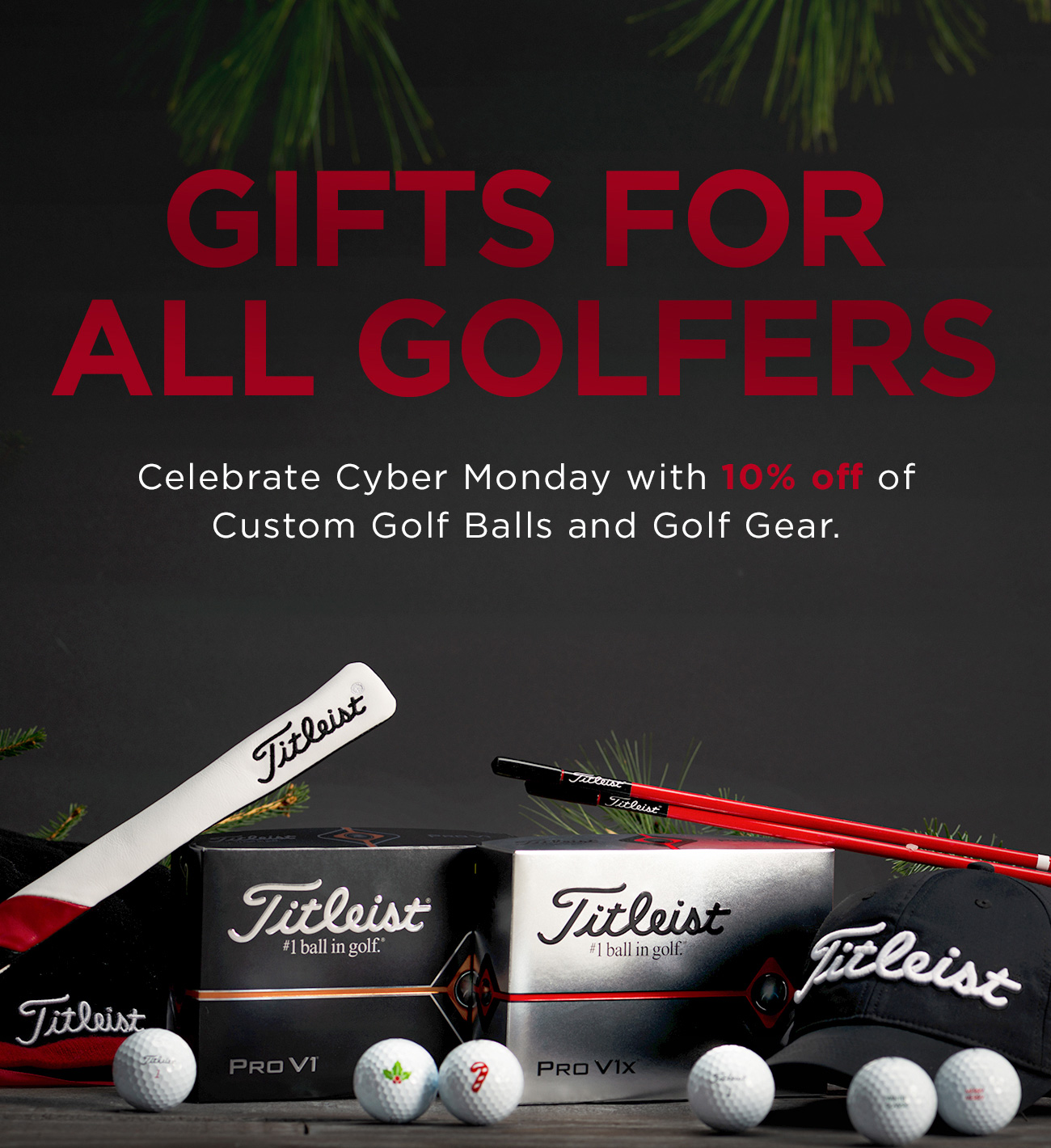 10% Off Custom Golf Balls - Today Only