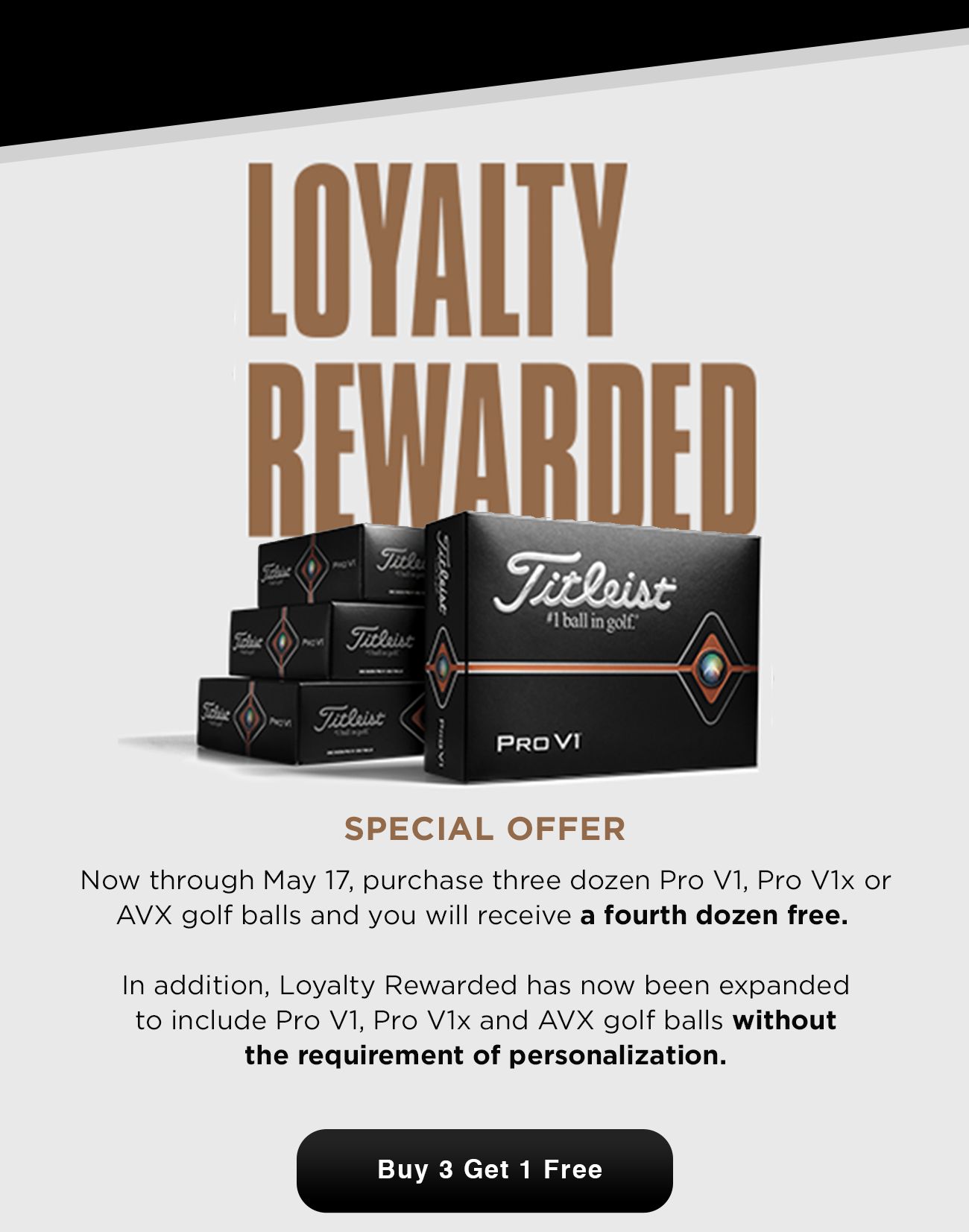 Loyalty Rewarded: Buy 3 Get 1 Free