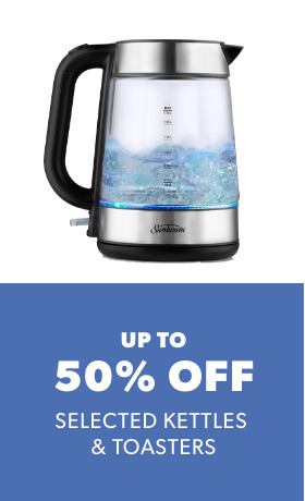 Up to 50% Off Selected Kettles & Toasters