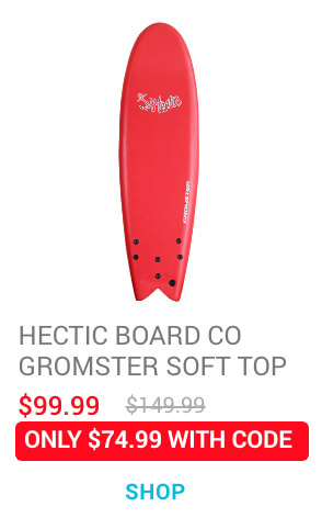 HECTIC BOARD CO GROMSTER SOFT TOP RED 5'10