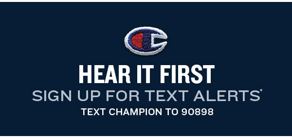Text To Join Team Champion - Turn on your images