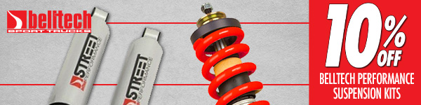 Save 10% on Belltech Performance Suspension Kits