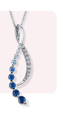 Le Vian Sapphire Ombre Necklace