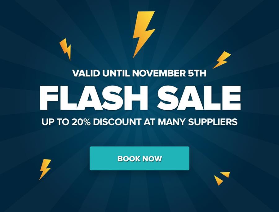 Flash Sale: Up to 20% Off Car Hire