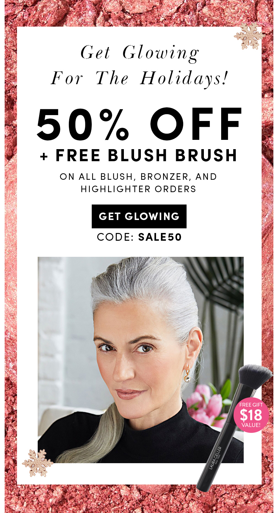50% OFF + FREE BLUSH BRUSH ON ALL BLUSH, BRONZER, AND HIGHLIGHTER ORDERS | GET GLOWING