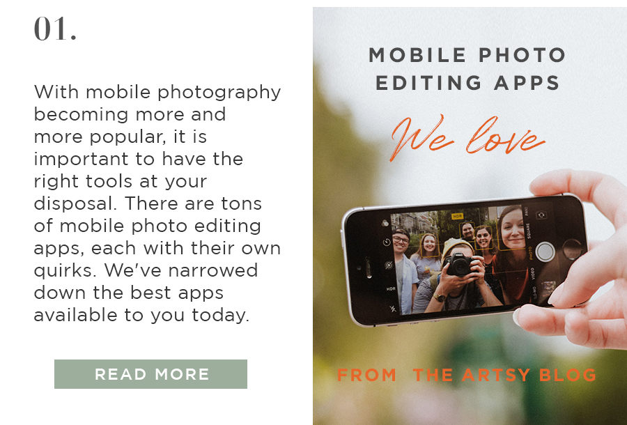 MOBILE PHOTO EDITING APPS WE LOVE Artsy Blog