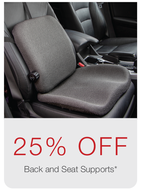 25% off Back and Seat Supports