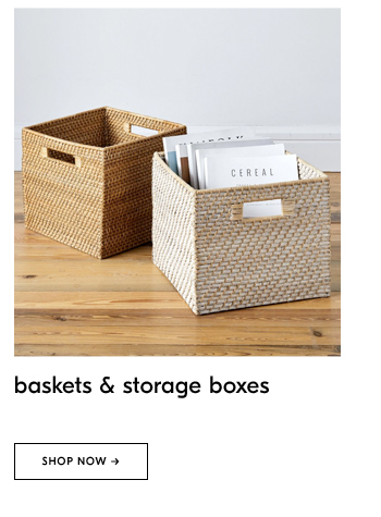 baskets & storage boxes