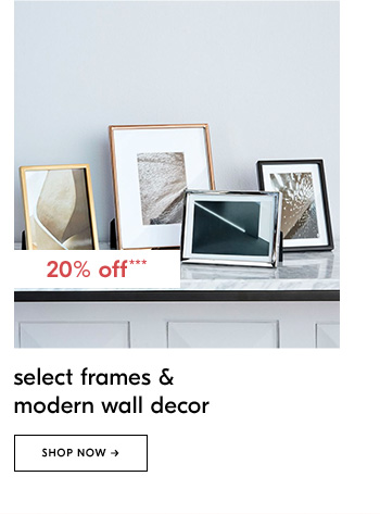 select frames & modern wall decor