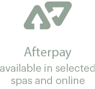 Afterpay available in selected spas and online