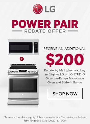 LG Power Pair Rebate Offer