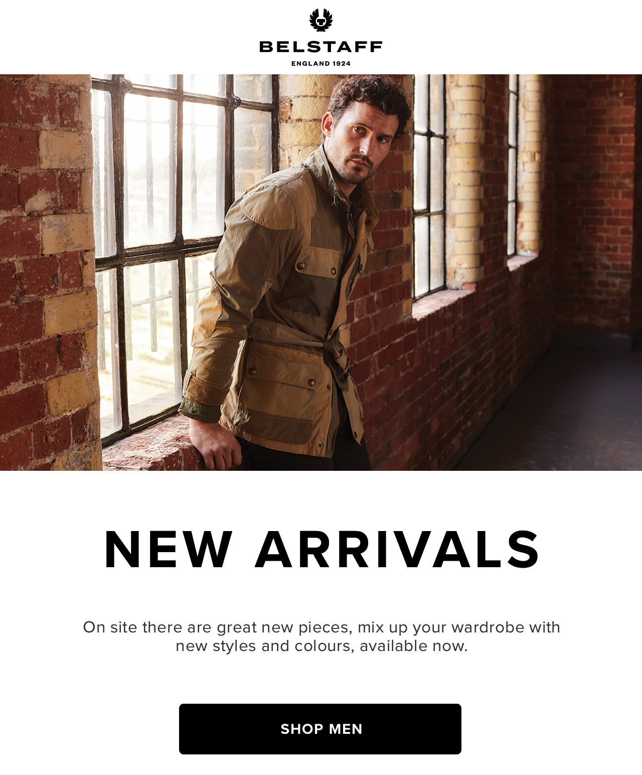 On site there are great new pieces, mix up your wardrobe with new styles and colours, available now.