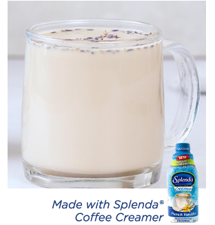 Steamed lavender vanilla latte