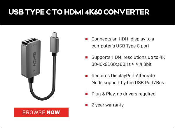 USB Type C to HDMI 4K60 Converter