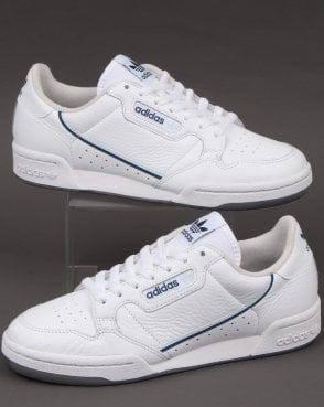 Adidas Continental 80 Trainers White/Sky/Navy