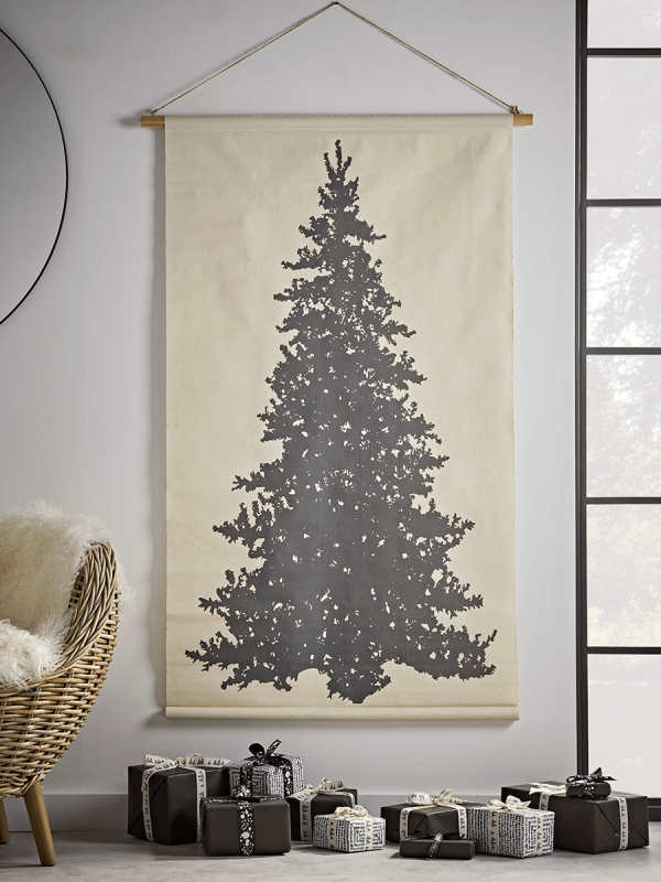 NEW Silhouette Tree Hanging Canvas