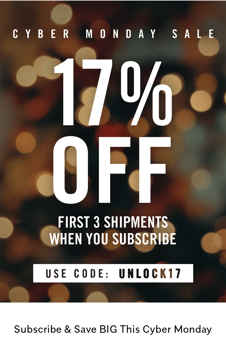 Cyber Monday Sale - 17% Off