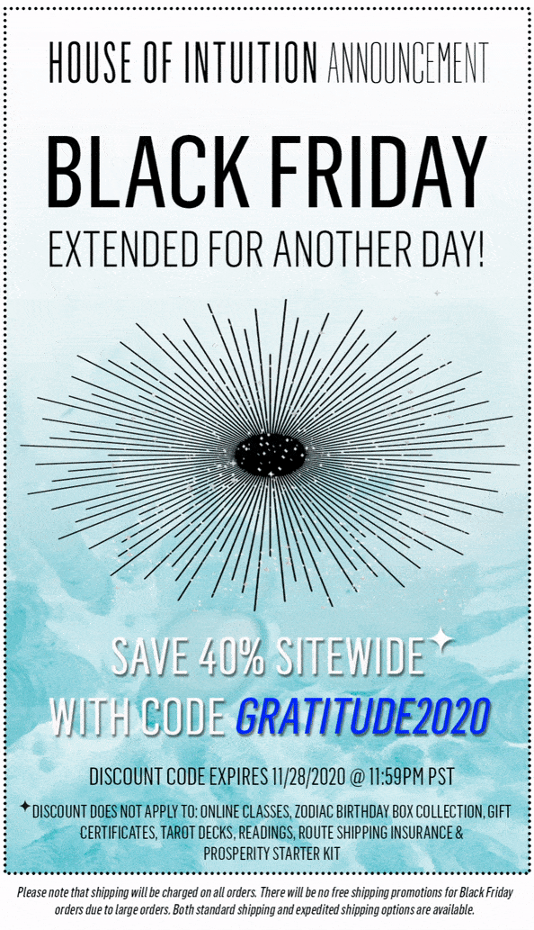 Black Friday Extended with code GRATITUDE2020