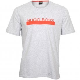 Identity Logo T-Shirt, Grey/orange