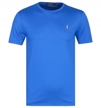 Polo Ralph Lauren Custom Slim Fit Royal Blue Pima T-Shirt
