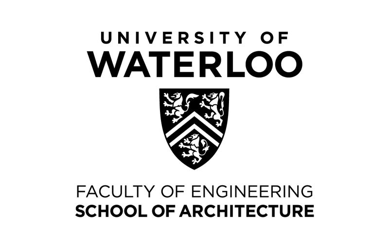 Waterloo eng school of architecture logo vert bk