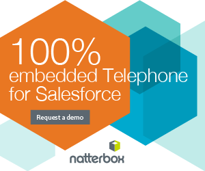 Natterbox telephone for Salesforce box
