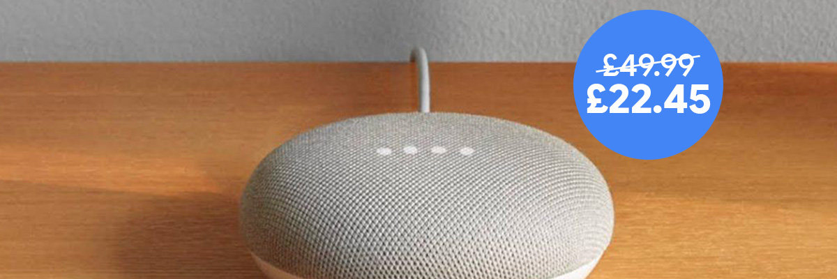 Google Home Mini Speaker - Hands Free Help Around The House - Only ?22.45