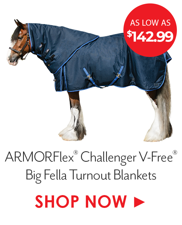 ARMORFlex Challenger V-Free Fit Big Fella Draft Surcingle Turnouts