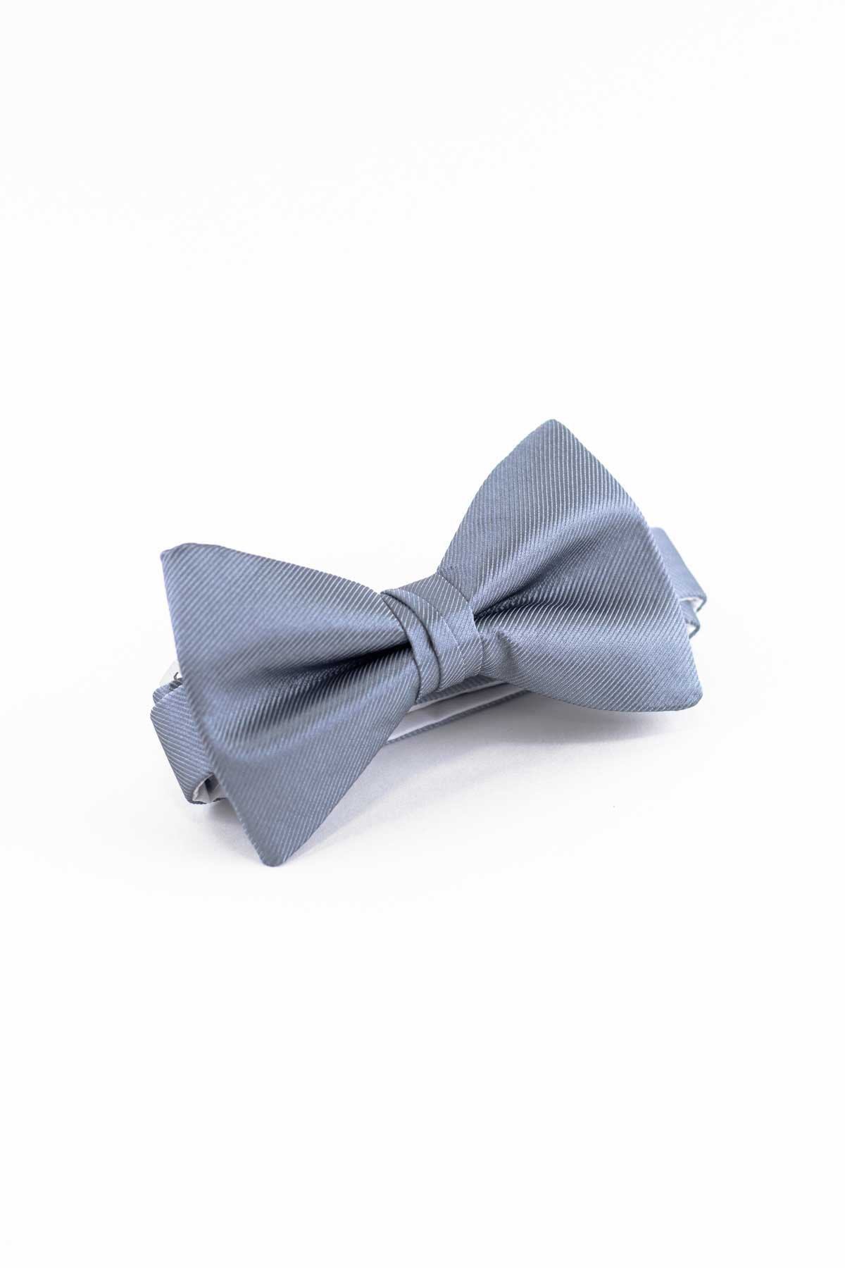 Kennedy Blue Solid Bow Tie