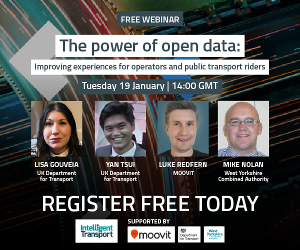 FREE Webinar from Moovit: The power of open data: Improving experiences for operators and public transport riders
