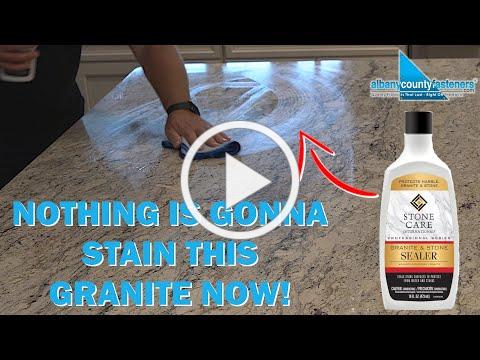 How to Protect Your Granite &amp; Stone from Stains | DIY With Bob