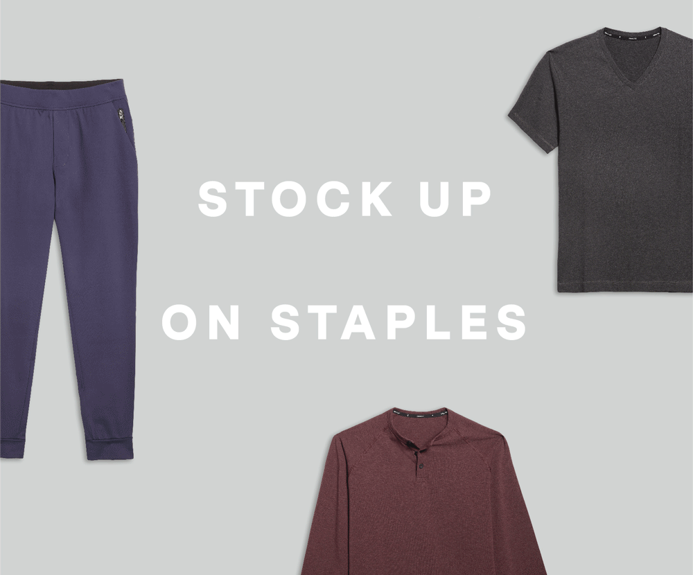 STOCK UP ON STAPLES