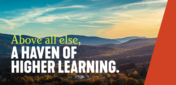 Above all else, a haven of higher learning.