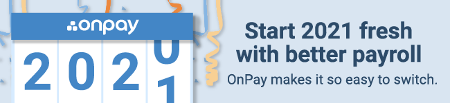 Start 202 fresh with better payroll. OnPay makes it so easy to switch.