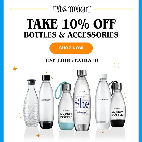 Take 10% off bottles and accessories.