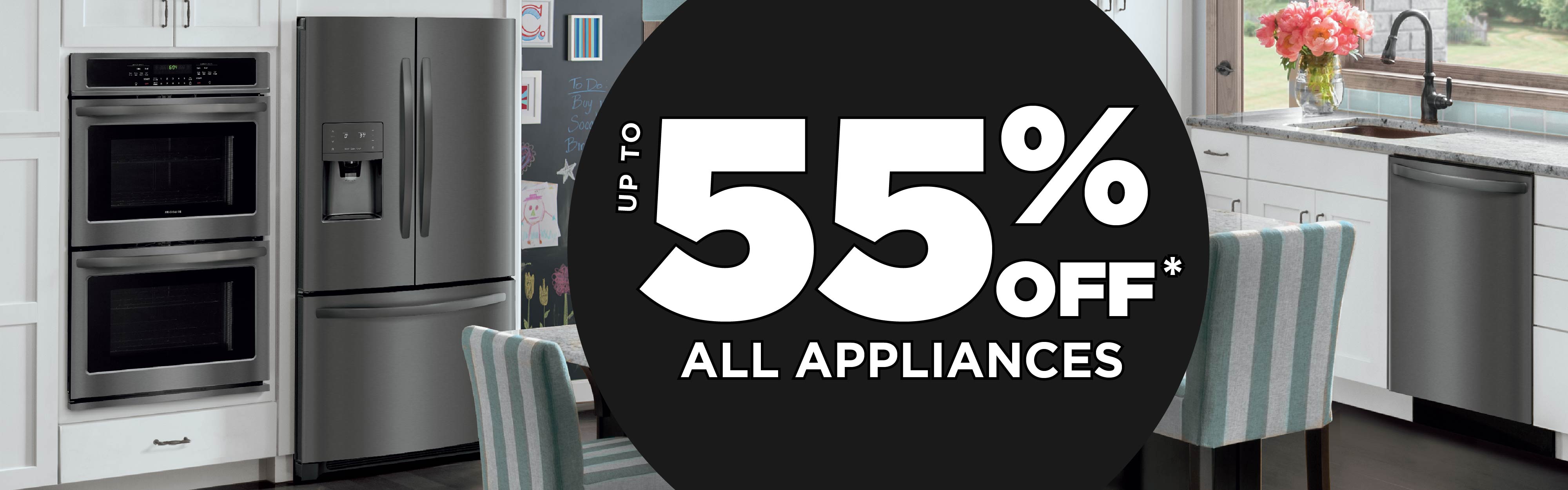 up to 55% Off All Appliances